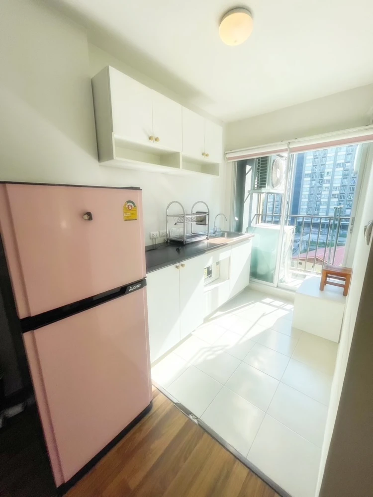 For rent!! Condo U Hua Mak Station, 5th floor, beautiful room, fully furnished, good price, don't miss it!!