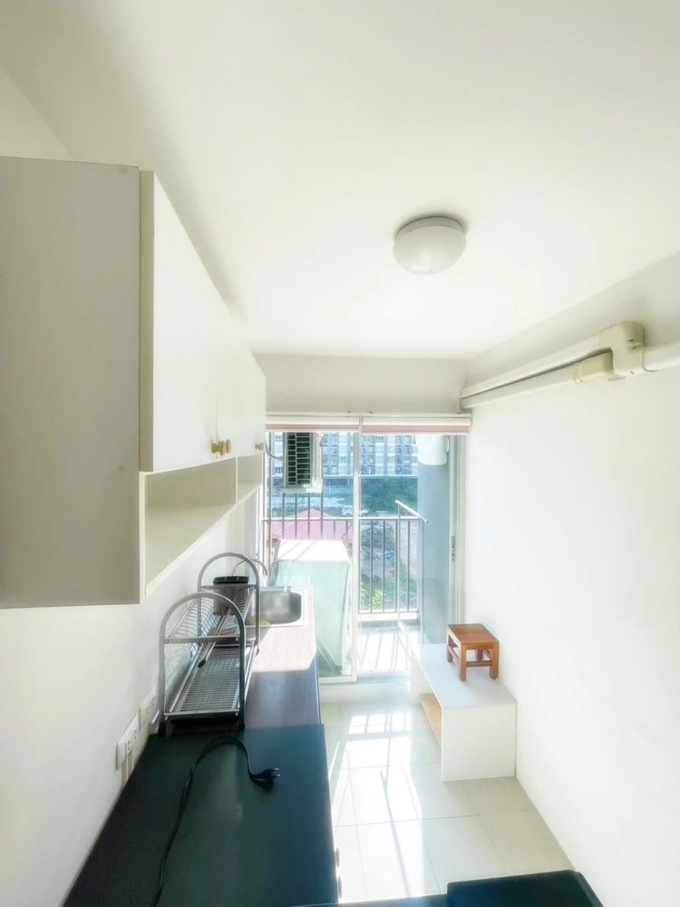 For rent!! Condo U Hua Mak Station, 5th floor, beautiful room, fully furnished, good price, don't miss it!!