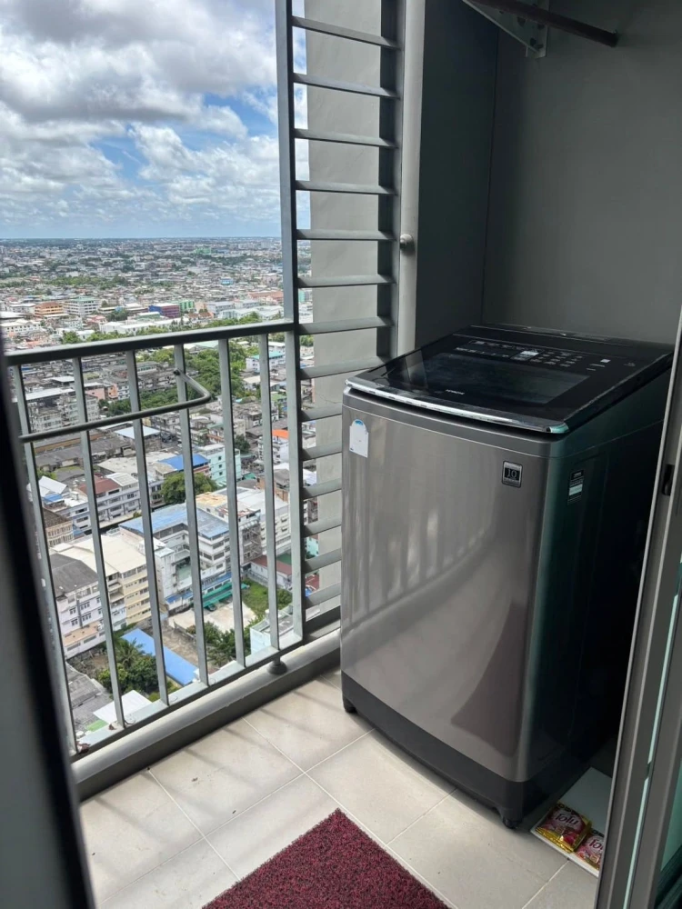 Condo for rent, U Delight @ Talat Phlu Station, corner unit, 32nd floor, clear view of the Chao Phraya River, Asiatique, and Sathorn. Book now!