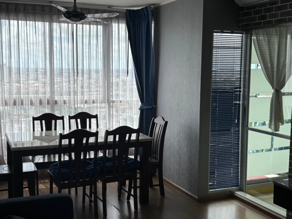 Condo for rent, U Delight @ Talat Phlu Station, corner unit, 32nd floor, clear view of the Chao Phraya River, Asiatique, and Sathorn. Book now!