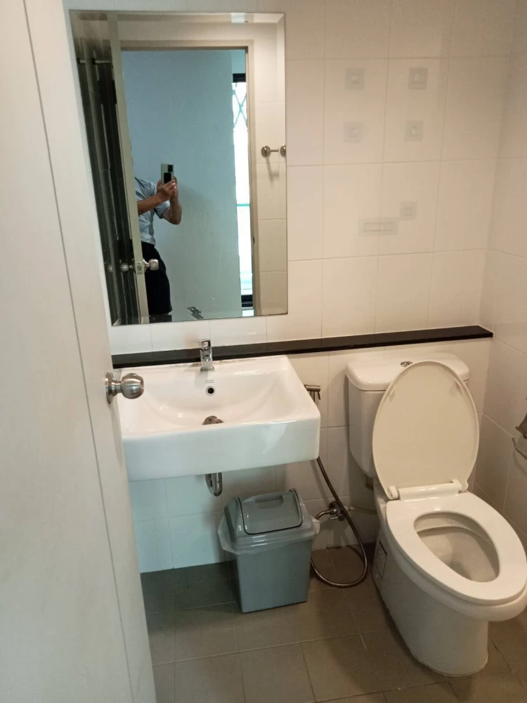 For rent!! Condo, Union Sukhumvit 72, 3rd floor, Building D, Phase 1, ready to move in, full facilities, hurry up and book now!!