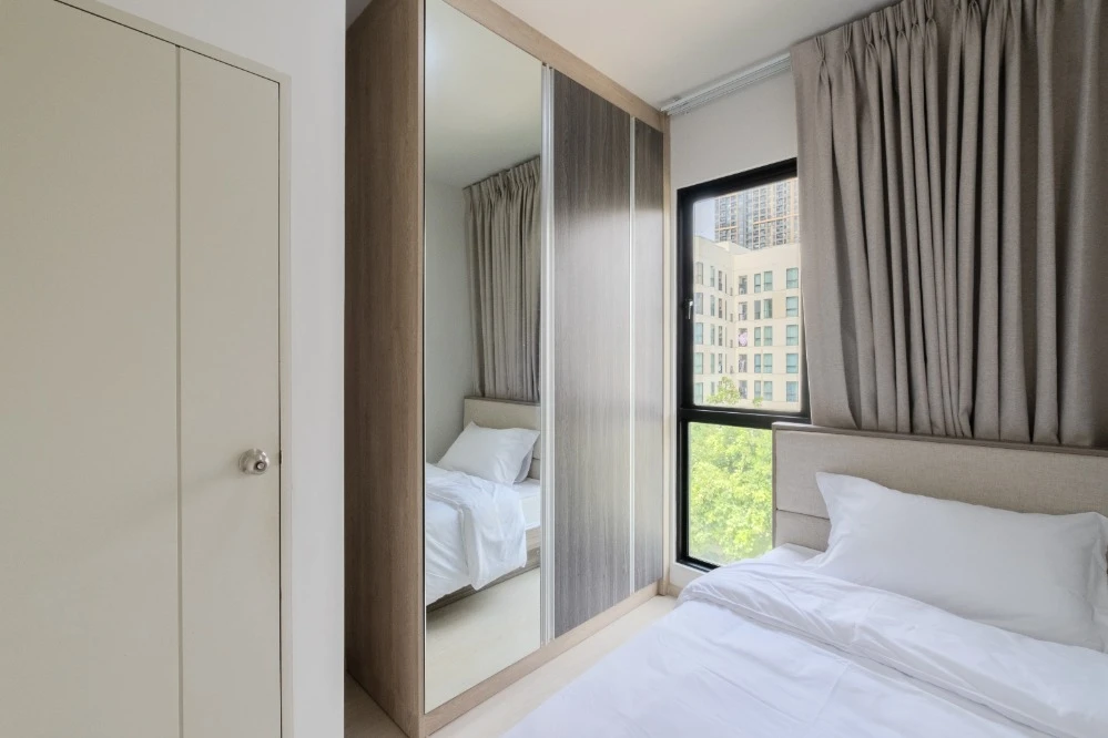 For rent!! Condo Unio Sukhumvit 72 Phase 2, 5th floor, Building B, beautiful room, ready to move in, don't miss it!!