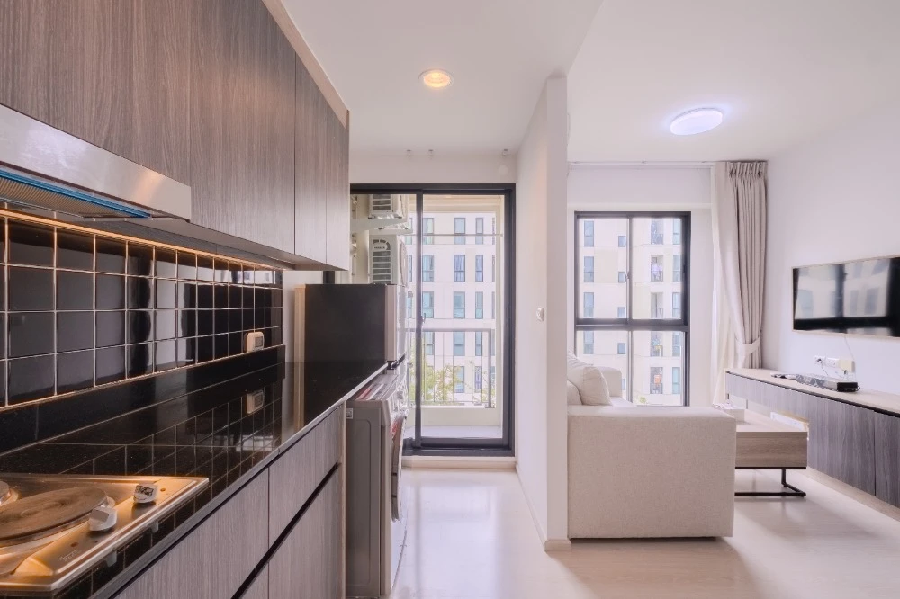 For rent!! Condo Unio Sukhumvit 72 Phase 2, 5th floor, Building B, beautiful room, ready to move in, don't miss it!!