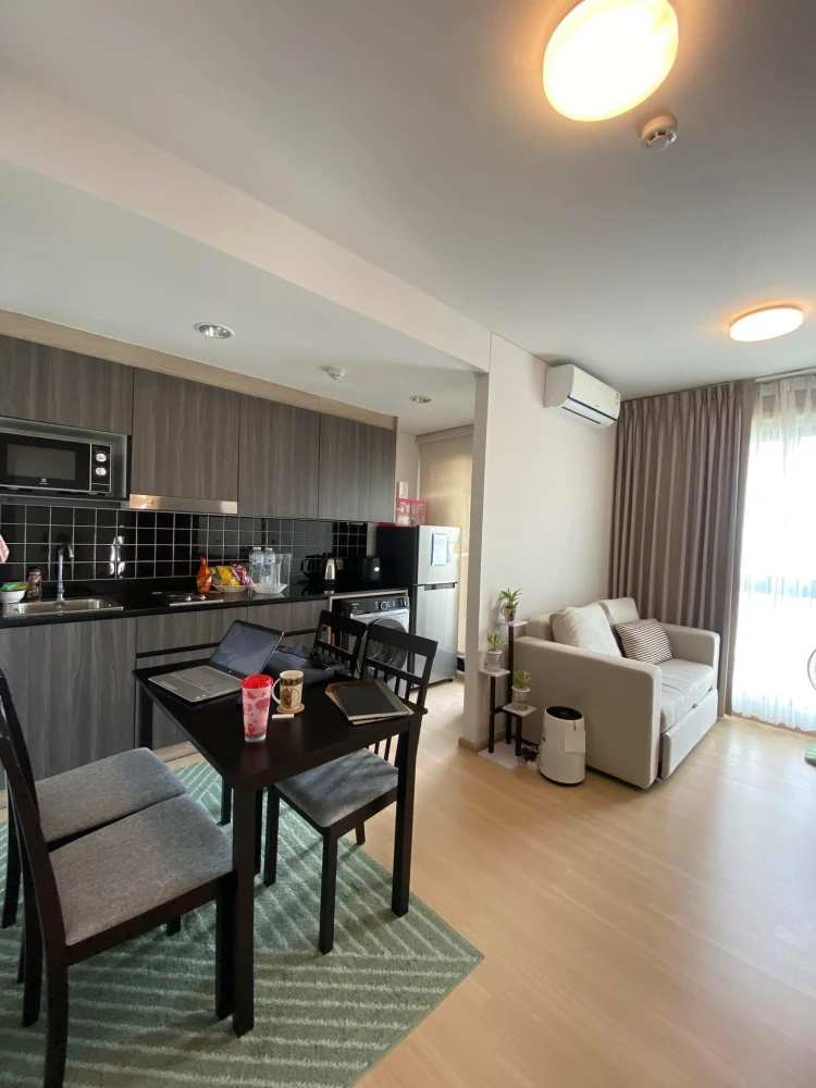 For rent!! Condo Unio Sukhumvit 72 Phase 2, 8th floor, corner room, ready to move in, fully furnished, don't miss it!!