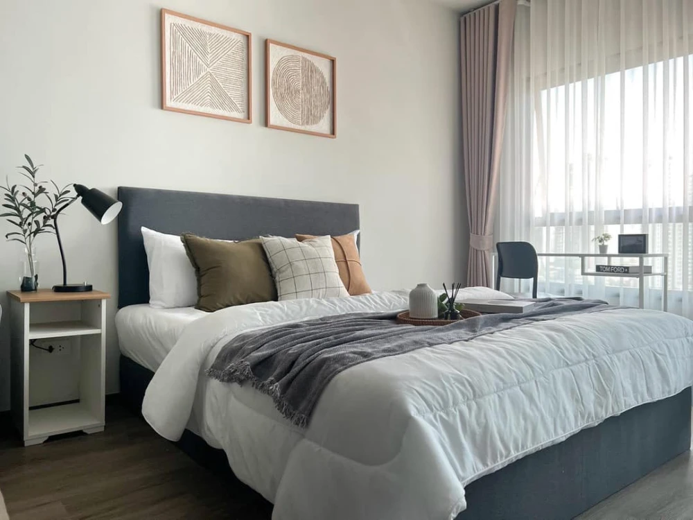For rent!! Condo Rich Point at BTS Wutthakat, 12A floor, beautiful room with full facilities, hurry and book now!!