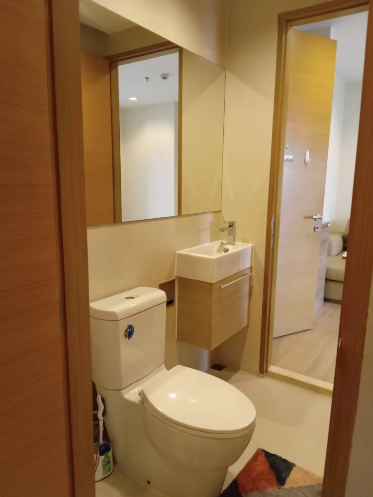 Condo for rent, Rhythm Ratchada-Huay Kwang, beautiful room, high floor, near MRT, easy to travel, don't wait!