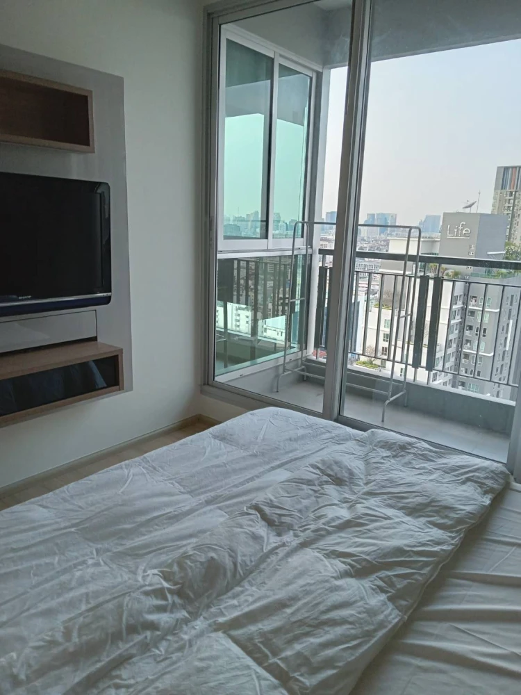 Condo for rent, Rhythm Ratchada-Huay Kwang, beautiful room, high floor, near MRT, easy to travel, don't wait!