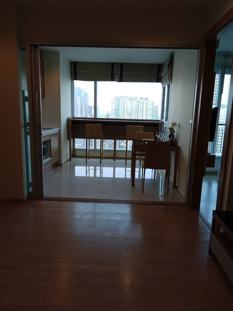 Condo for rent, Rhythm Ratchada-Huay Kwang, beautiful room, high floor, near MRT, easy to travel, don't wait!