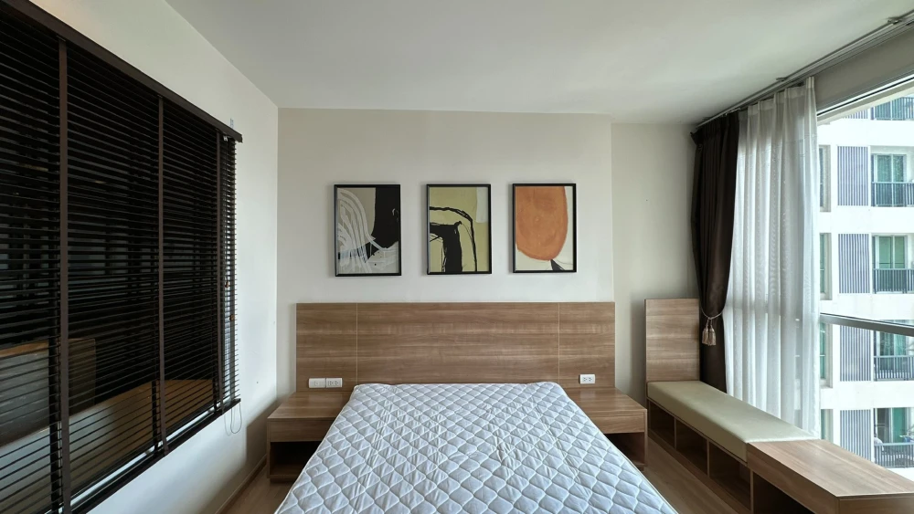 For rent!! Condo Rhythm Sathorn, 25th floor, Building N, fully furnished, ready to move in, don't miss it!!