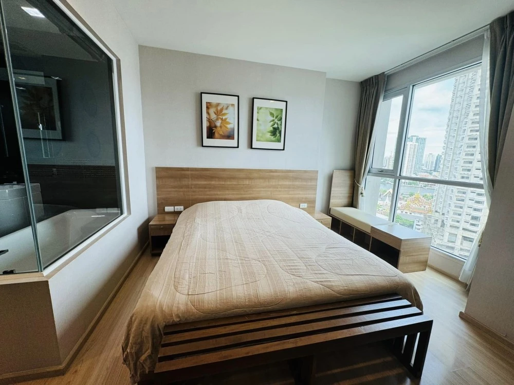 Condo for rent, Rhythm Sathorn, beautiful decoration, river view, ready to move in !!
