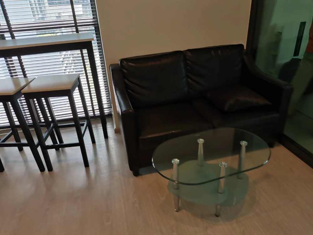 For rent!! Condo Rhythm Asoke 2, 8th floor, corner room, beautiful room, fully furnished, ready to move in, don't miss it!!