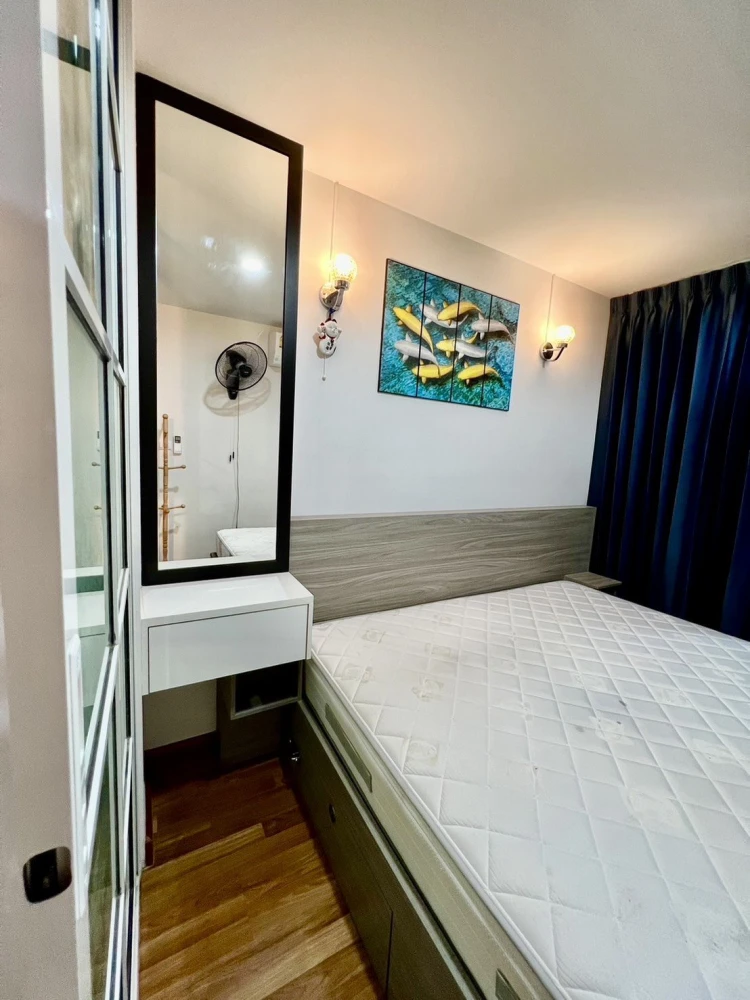 Condo for rent!! Regent Home Sukhumvit 81, 4th floor, Building B, garden and pool views, beautifully decorated, ready to move in. Don't miss out!!