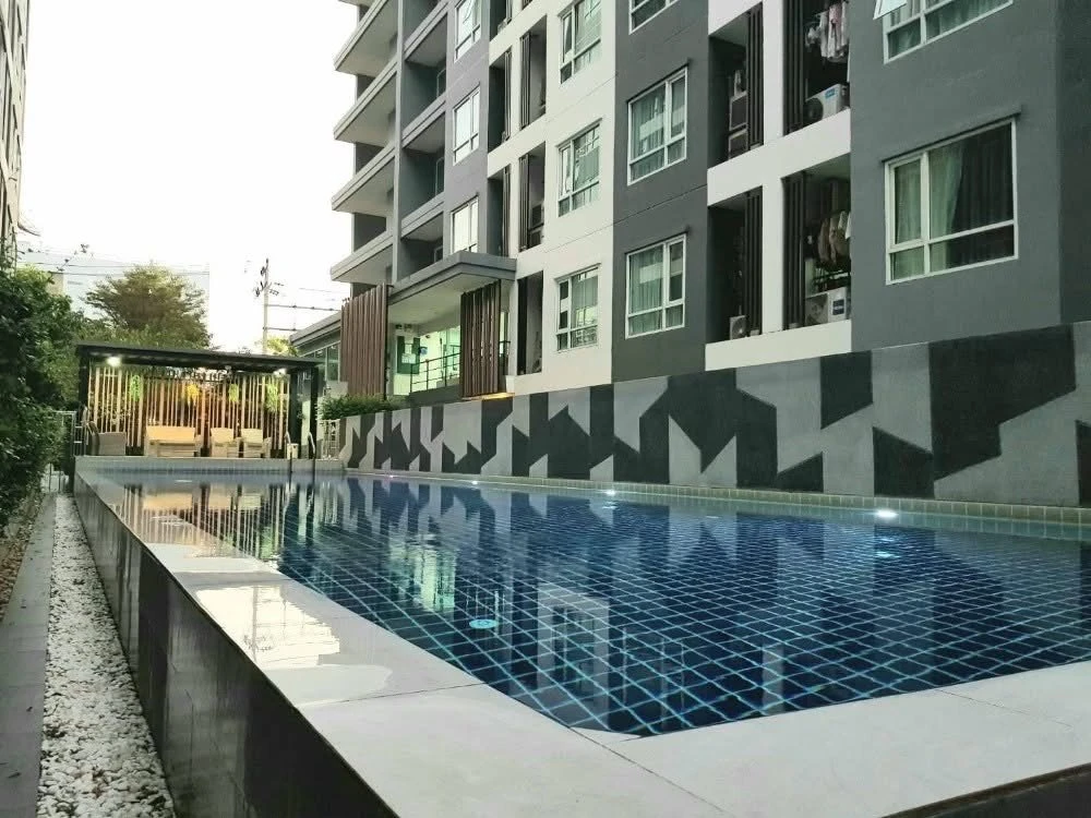 Condo for rent!! Regent Home Sukhumvit 81, 4th floor, Building B, garden and pool views, beautifully decorated, ready to move in. Don't miss out!!