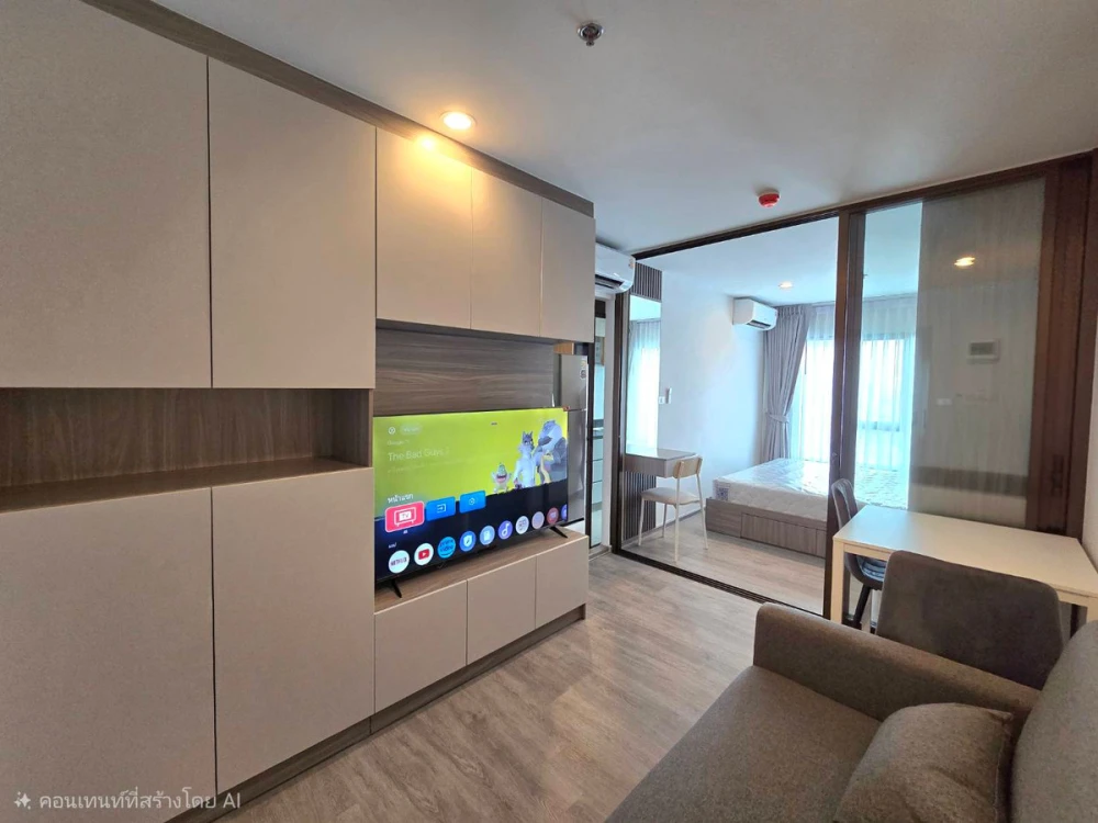 Condo for rent, Regent Home Wutthakat, high floor, city view, ready to move in, built-in furniture throughout the room. You must hurry to reserve.