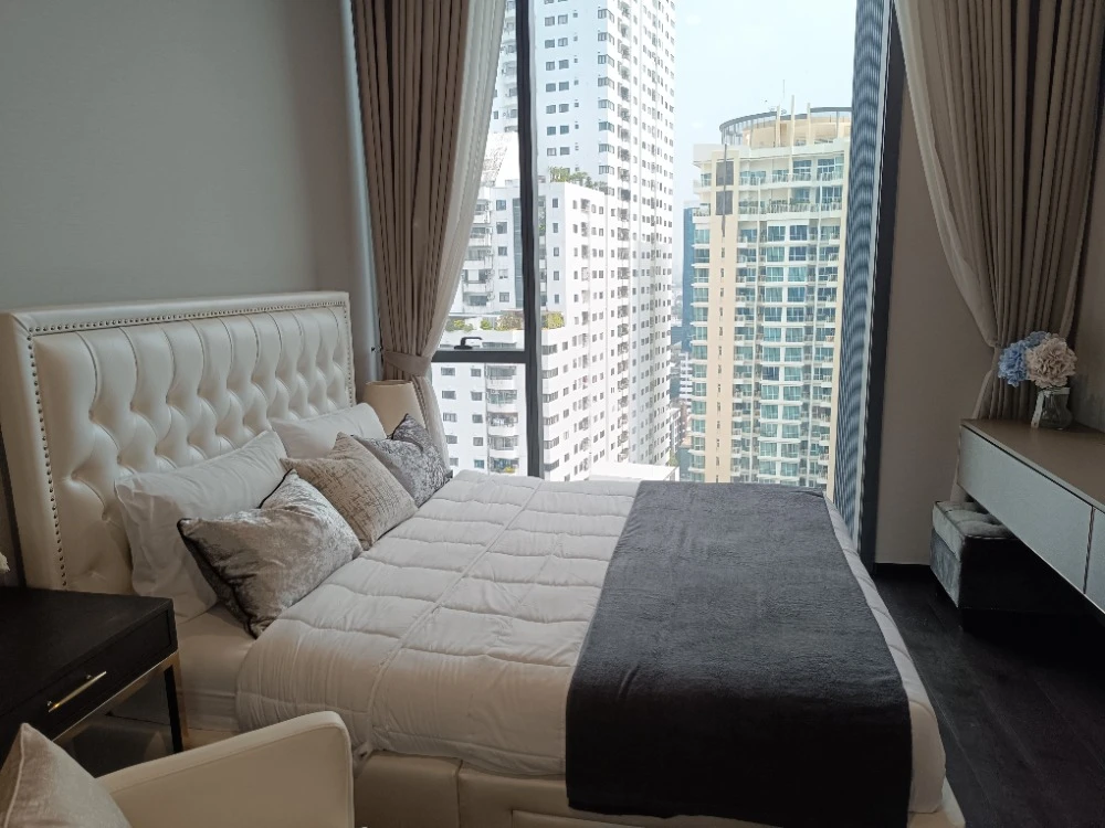 For rent!! Condo Lavic Sukhumvit 57, 19th floor, corner room, fully furnished, ready to move in, hurry up and book now!!