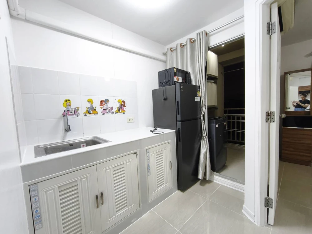 For rent!! Condo Lumpini Town Bodindecha-Ramkhamhaeng, 7th floor, fully furnished, ready to move in. Hurry and reserve now!!