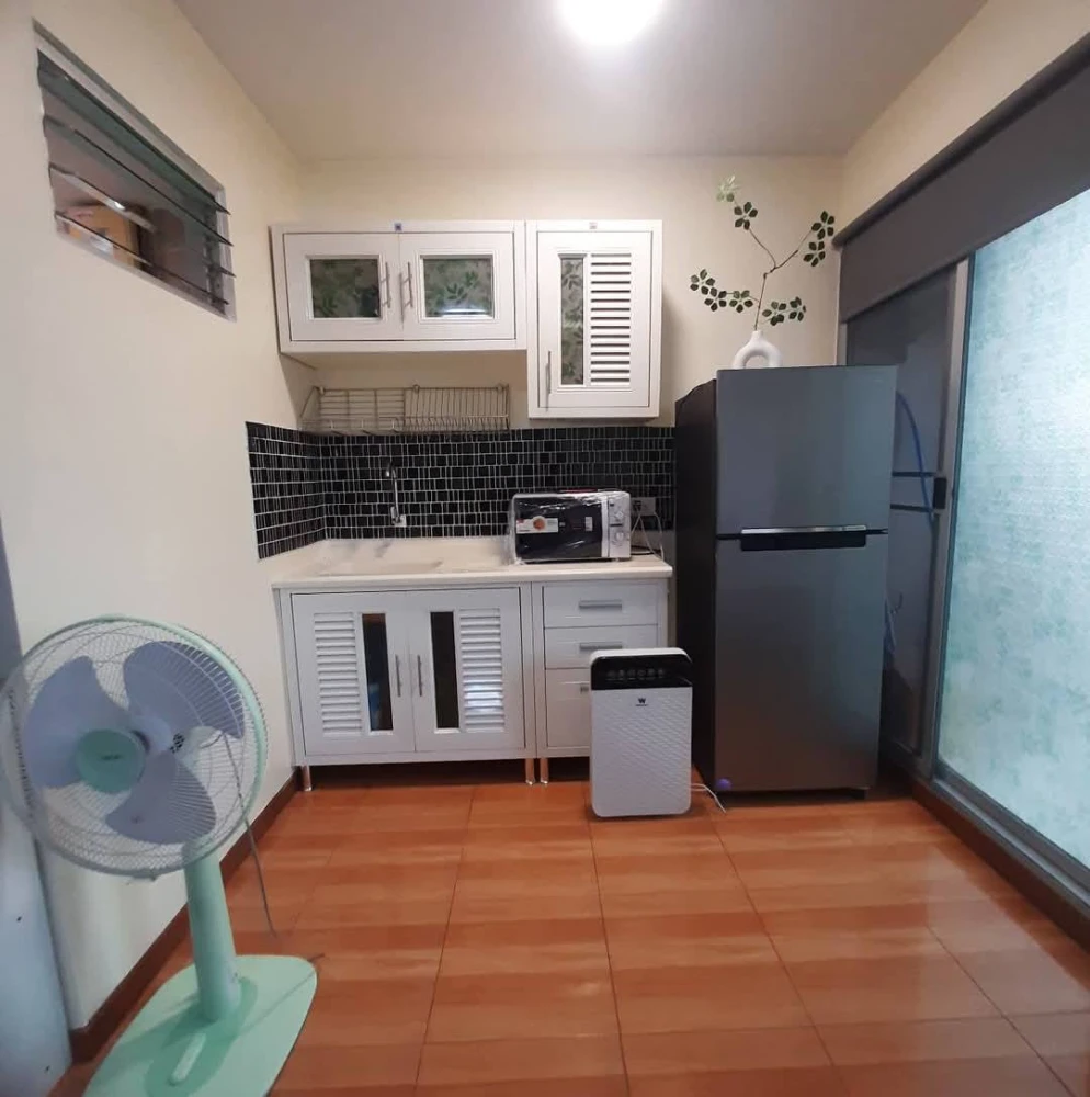 Condo for rent, Lumpini Town, Bodindecha-Ramkhamhaeng, nice room, complete with furniture and appliances, book now