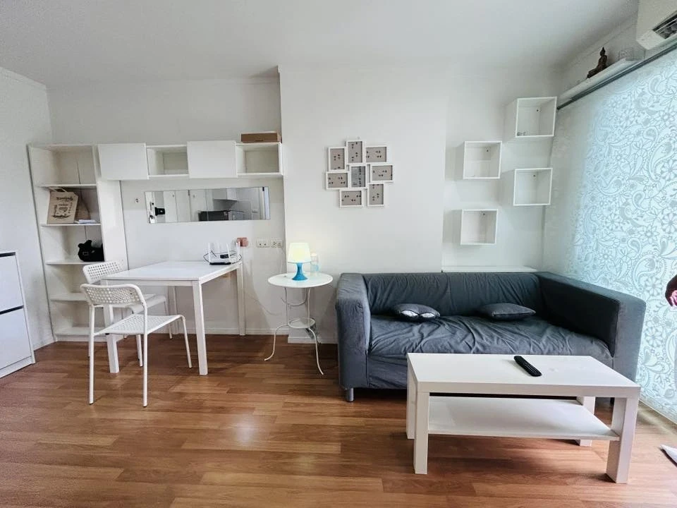 Condo for rent!! Lumpini Park Rama 9-Ratchada, 14th floor, Building A, fully furnished, ready to move in. Don't miss out!!