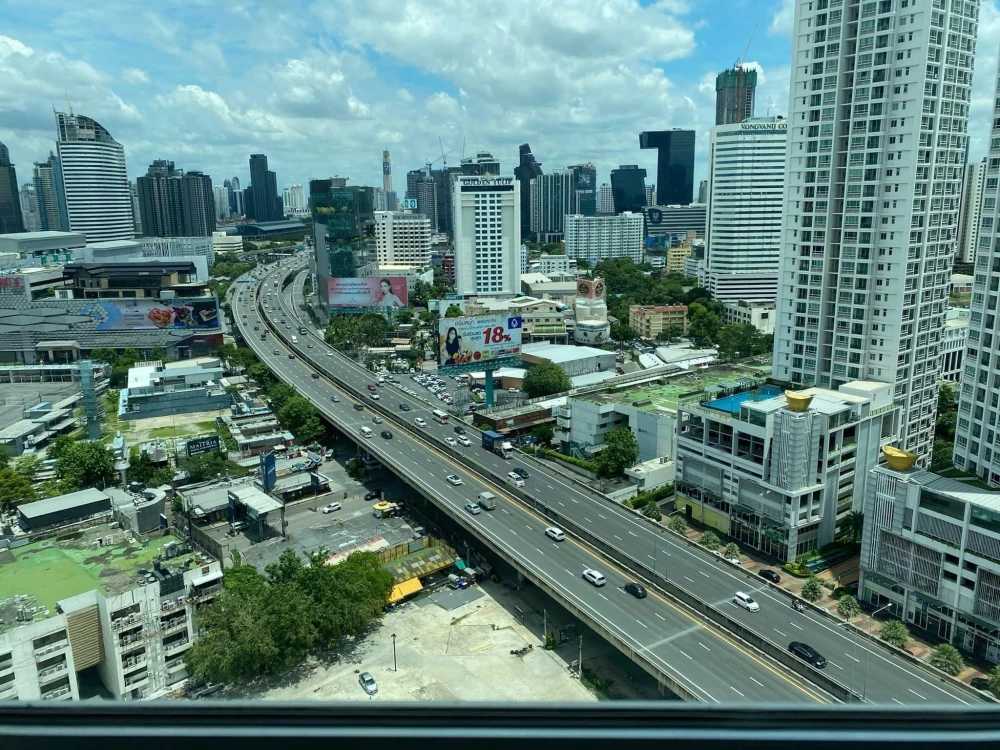 For rent!! Lumpini Park Condo Rama 9-Ratchada, 24th floor, fully furnished, ready to move in, hurry up and book now!!