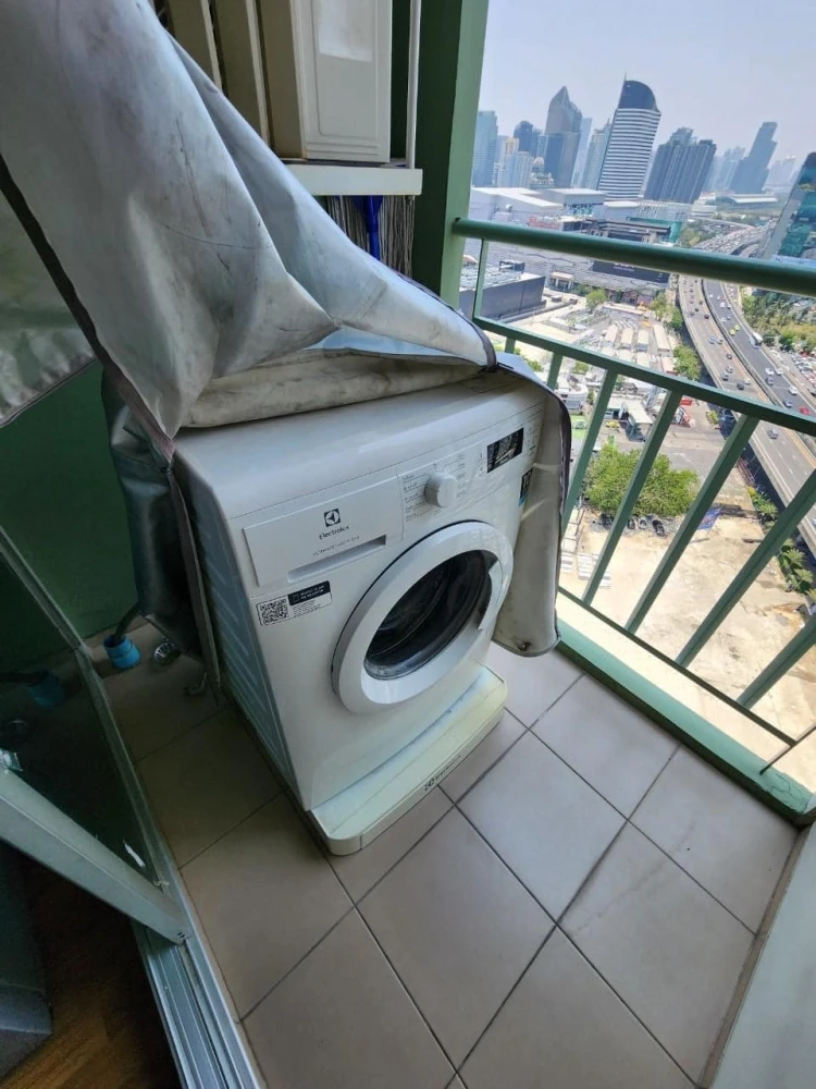 For rent!! Lumpini Park Condo Rama 9-Ratchada, 24th floor, fully furnished, ready to move in, hurry up and book now!!