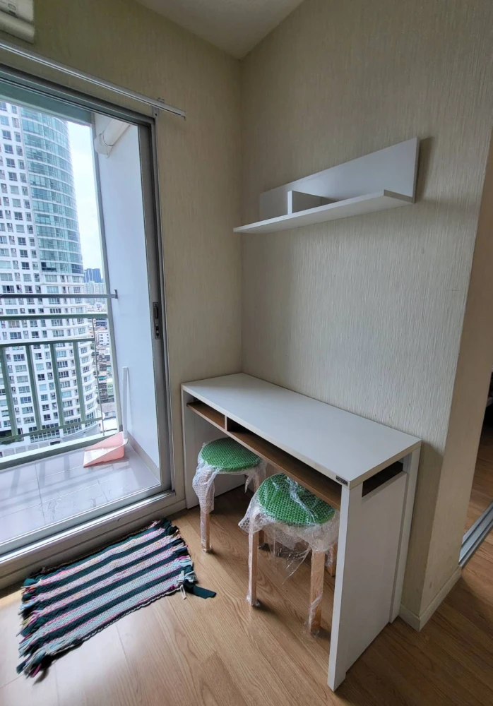 Condo for rent Lumpini Ville Ramkhamhaeng 60/2, corner room, beautiful view, fully furnished, reserve now!