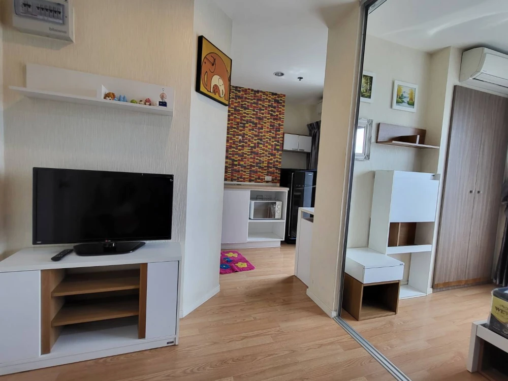 Condo for rent Lumpini Ville Ramkhamhaeng 60/2, corner room, beautiful view, fully furnished, reserve now!