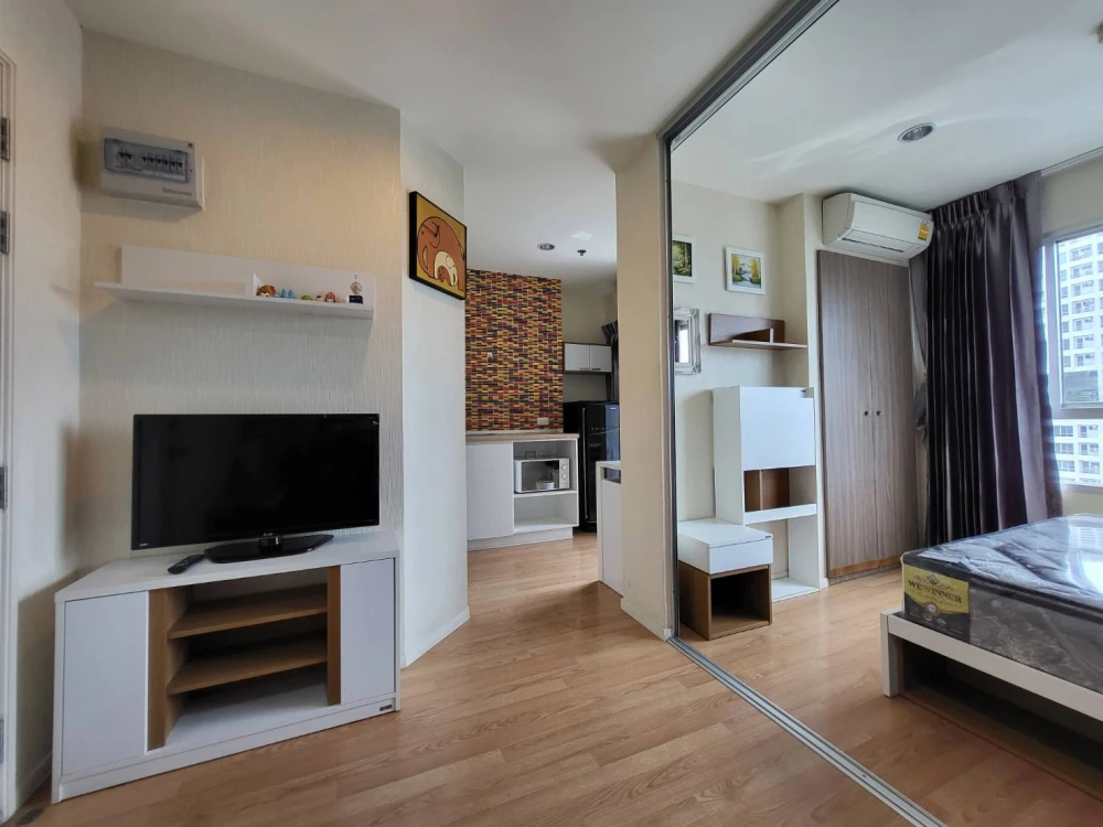 Condo for rent Lumpini Ville Ramkhamhaeng 60/2, corner room, beautiful view, fully furnished, reserve now!