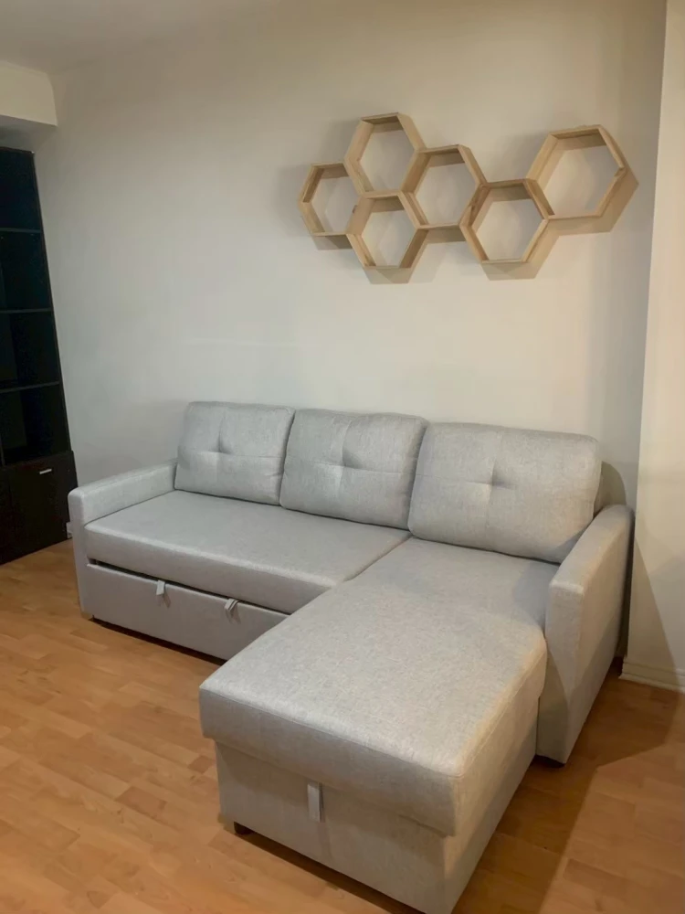 Condo for rent, Lumpini Ville, cultural center, beautiful view, no other buildings The building is near the entrance. Book now.