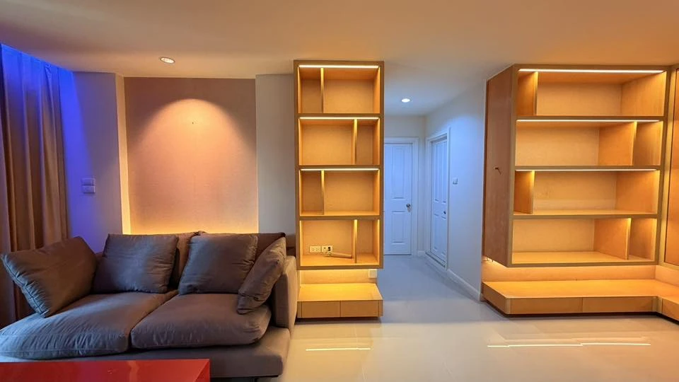 Condo for rent, Lumpini Place Rama 9-Ratchada, fully furnished, electrical appliances Can't miss it