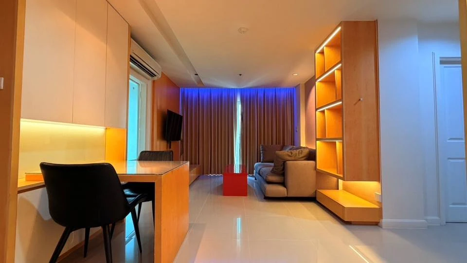 Condo for rent, Lumpini Place Rama 9-Ratchada, fully furnished, electrical appliances Can't miss it