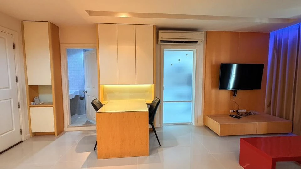 Condo for rent, Lumpini Place Rama 9-Ratchada, fully furnished, electrical appliances Can't miss it