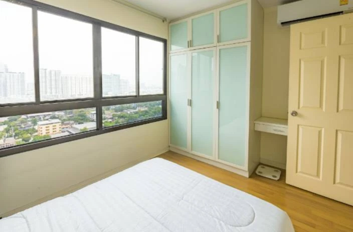 For rent!! Lumpini Place Condo Ratchada - Tha Phra, 21st floor, Building B, beautiful room, fully furnished, don't miss it!!