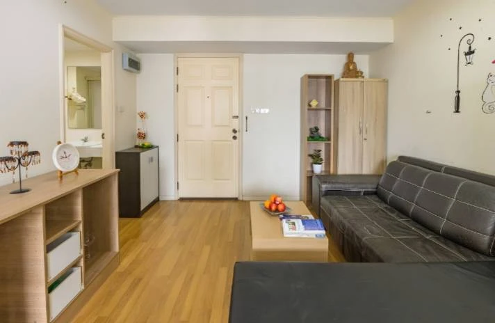 For rent!! Lumpini Place Condo Ratchada - Tha Phra, 21st floor, Building B, beautiful room, fully furnished, don't miss it!!
