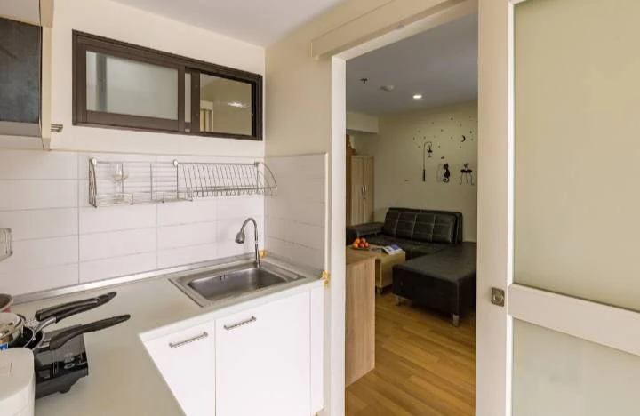 For rent!! Lumpini Place Condo Ratchada - Tha Phra, 21st floor, Building B, beautiful room, fully furnished, don't miss it!!