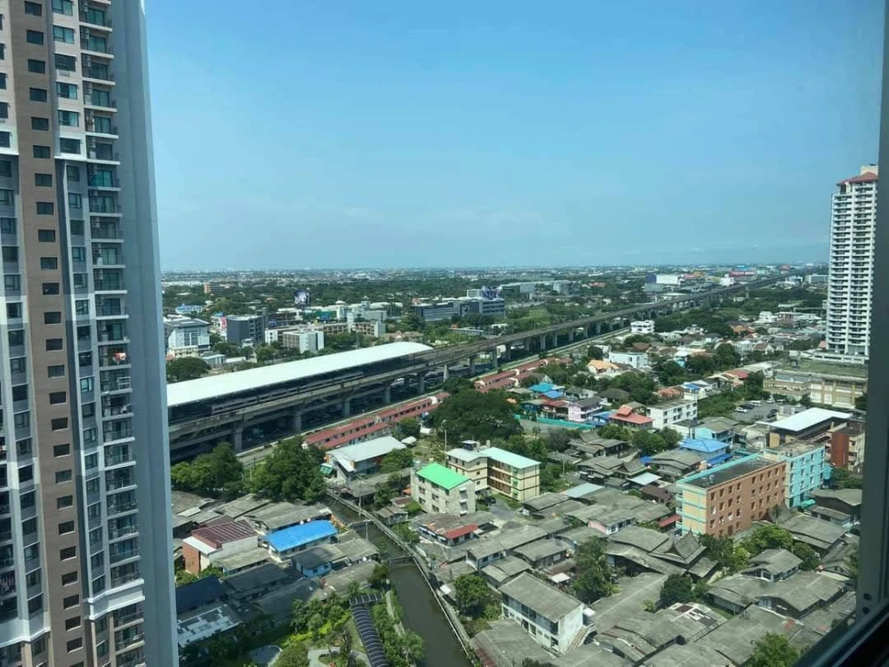 Condo for rent: Lumpini Place Srinakarin-Hua Mak Station, 22nd floor, Building B, fully furnished, ready to move in! Reserve now!!