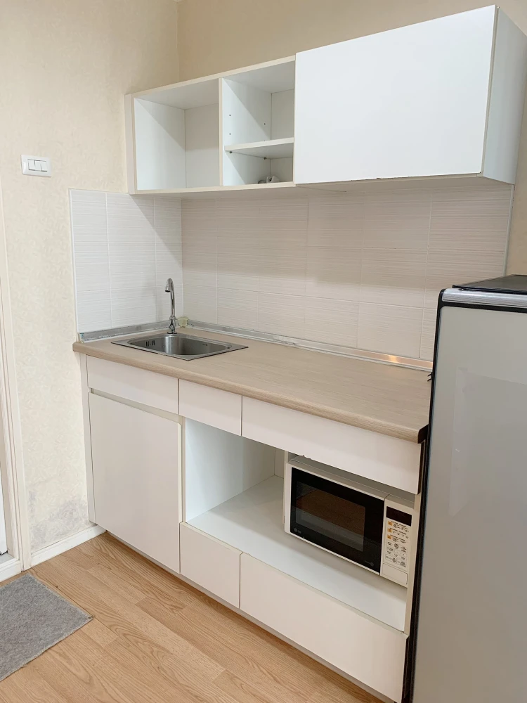Condo for rent, Lumpini Mega City Bangna, ready to move in, wallpaper throughout the room, good price, book now before you miss out++