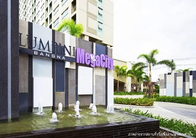 Condo for rent, Lumpini Mega City Bangna, ready to move in, wallpaper throughout the room, good price, book now before you miss out++