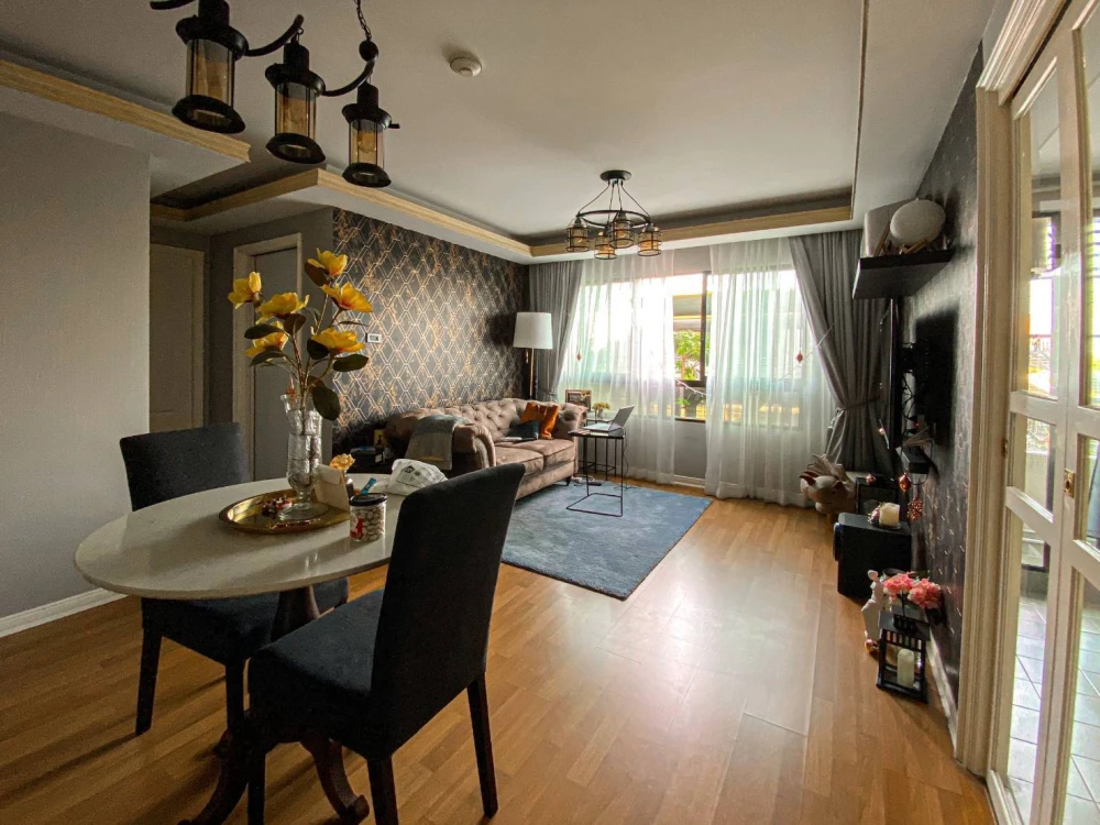 For rent!! Condo Lumpini Place Narathiwat Ratchanakarin, Building A, 3rd floor, elegantly decorated room, great price, ready to move in, hurry and res