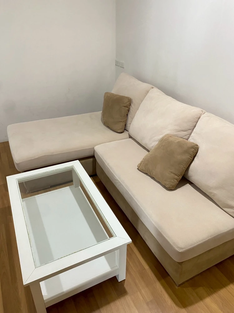 Condo for rent, Lumpini Place Pinklao, 2 nice rooms, big sofa, ready to move in, fully furnished, book now.
