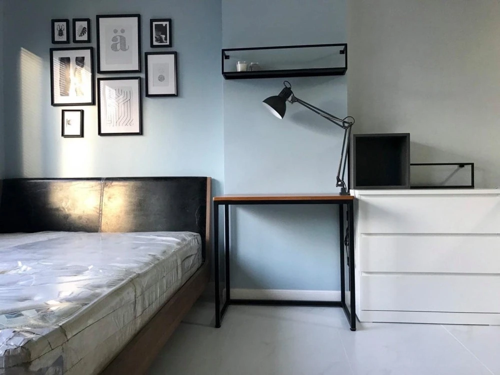 For rent, Condo One Ladprao 15, beautifully decorated room, very inviting, comes with a separate kitchen. It's a pity that this price is missed.