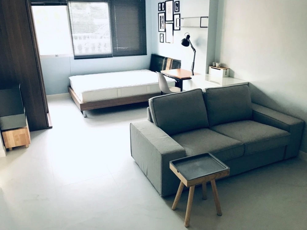 For rent, Condo One Ladprao 15, beautifully decorated room, very inviting, comes with a separate kitchen. It's a pity that this price is missed.