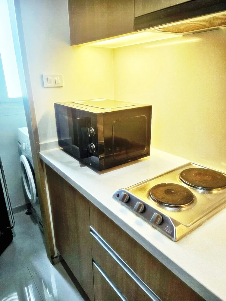 For rent!! Condo Villa Ratchadevi, 8th floor, swimming pool view, everything is complete in one place. If you don't book, you'll regret it!!