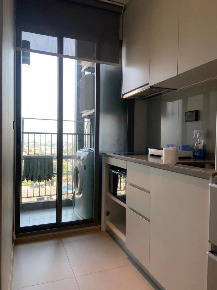 For rent!! Condo Wisdom Station Ratchada-Tha Phra, 12A floor, fully furnished, ready to move in, don't miss it!!