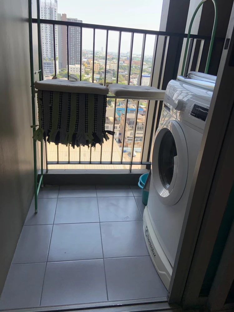For rent!! Condo Wisdom Station Ratchada-Tha Phra, 12A floor, fully furnished, ready to move in, don't miss it!!