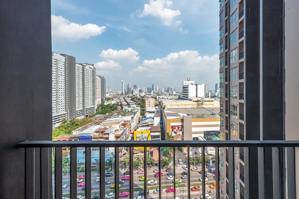 For rent!! Condo Wisdom Station Ratchada-Tha Phra, 15th floor, beautiful room, ready to move in, good price, hurry to book now!!