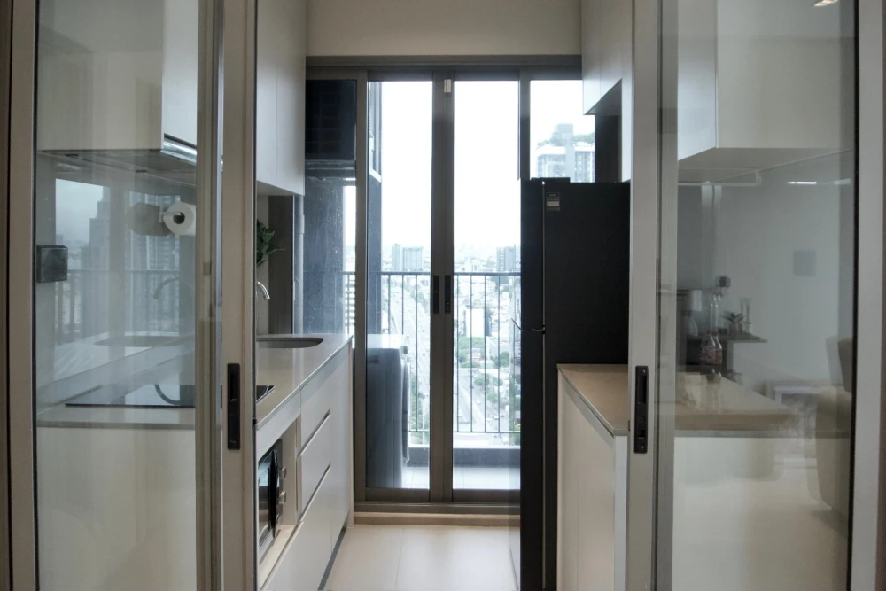 Condo for rent!! Whizdom Station Ratchada-Tha Phra, 23rd floor. Beautiful room, fully furnished, ready to move in. Reserve now!
