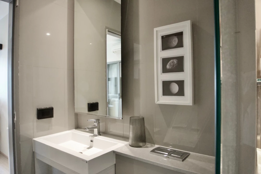 Condo for rent!! Whizdom Station Ratchada-Tha Phra, 23rd floor. Beautiful room, fully furnished, ready to move in. Reserve now!