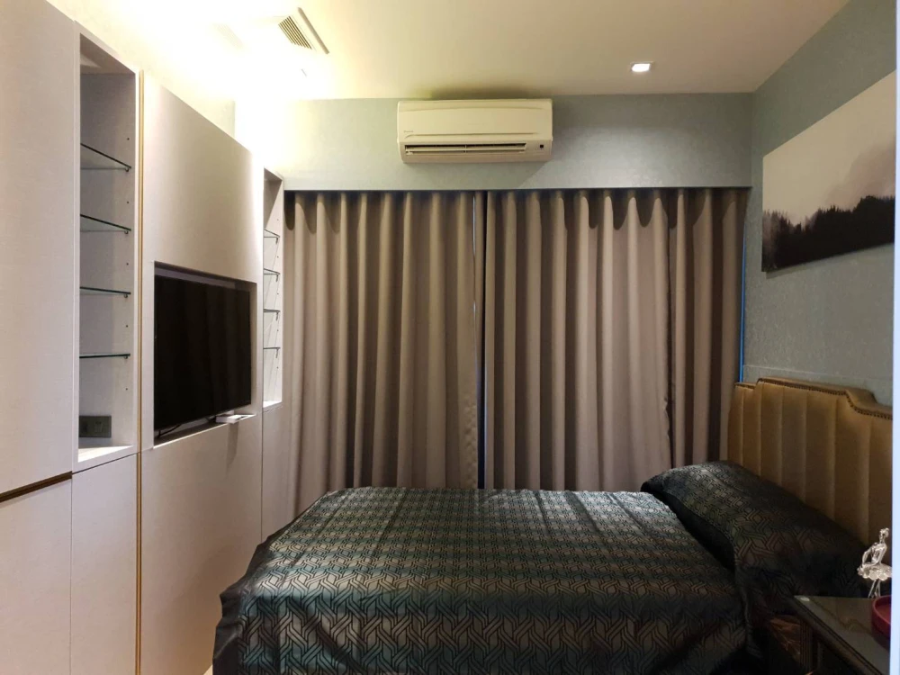 For rent!! Condo Whizdom Station Ratchada-Tha Phra, 24th floor, beautiful room, complete amenities, don't miss it!!