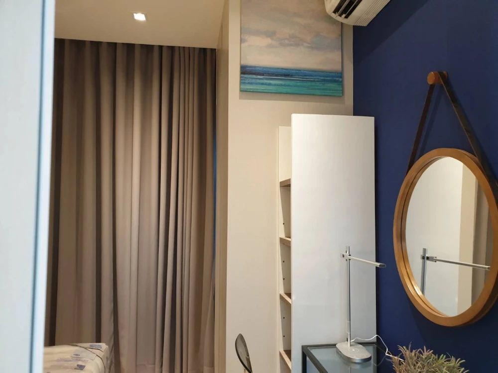 For rent!! Condo Whizdom Station Ratchada-Tha Phra, 24th floor, beautiful room, complete amenities, don't miss it!!
