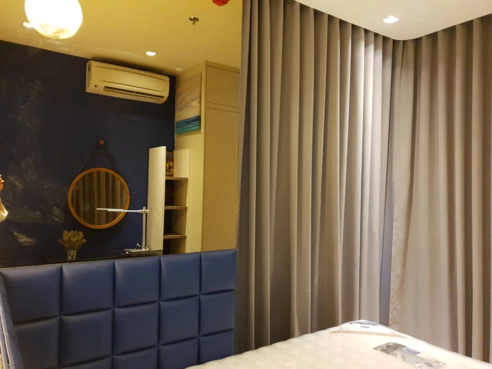 For rent!! Condo Whizdom Station Ratchada-Tha Phra, 24th floor, beautiful room, complete amenities, don't miss it!!